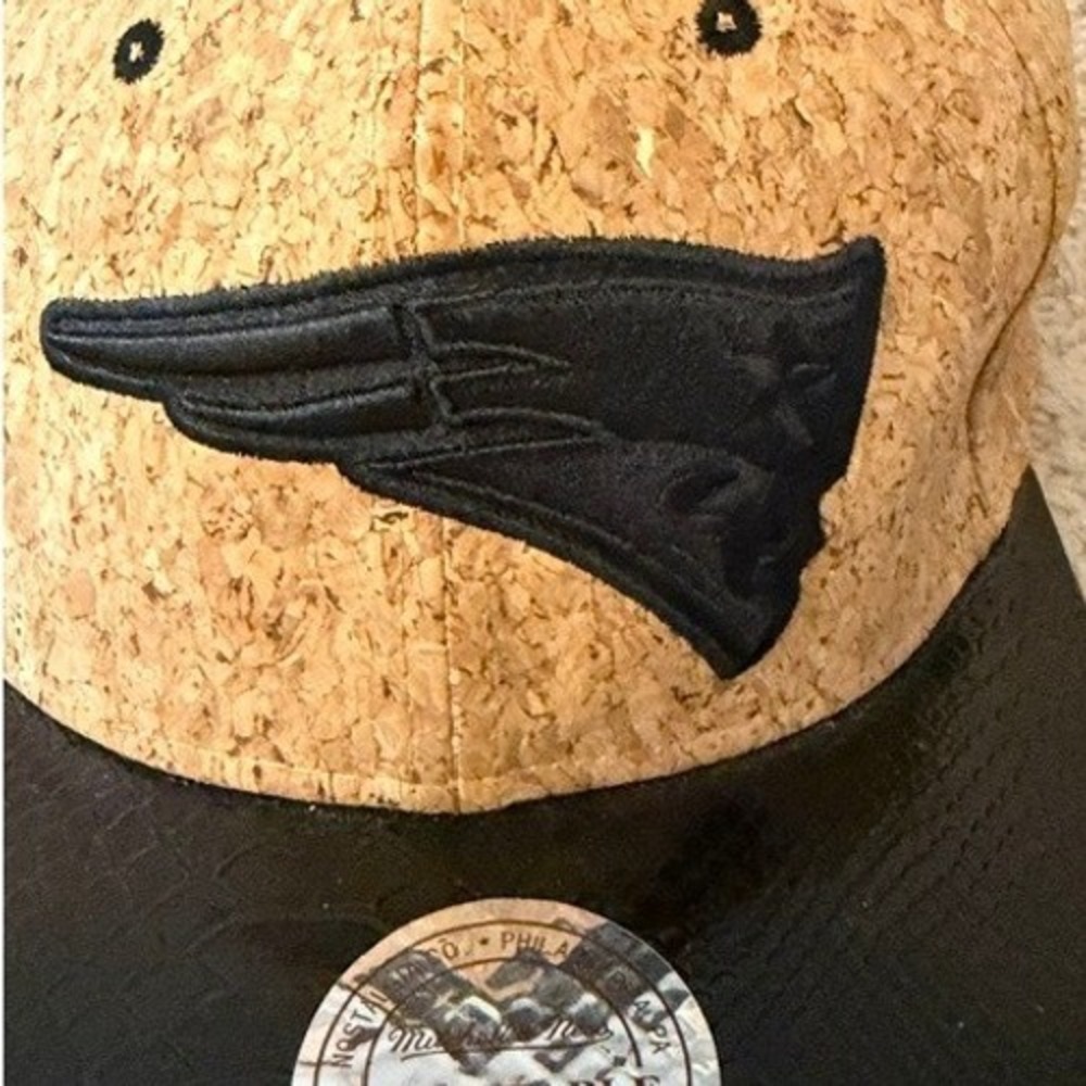 Mitchell & Ness New England Patriots Cork Black Snakeskin Snapback Hat NFL Cap - Picture 3 of 10